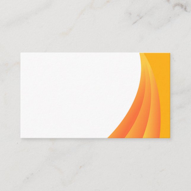 Carte De Visite Orange curtain (Devant)