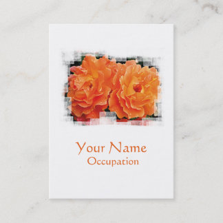 Carte De Visite Orange innocent