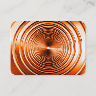 Carte De Visite Orange long printemps
