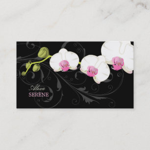 Carte De Visite Orchidée de PixDezines+couleurs des