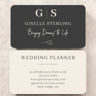 Carte De Visite Organisateur de mariage