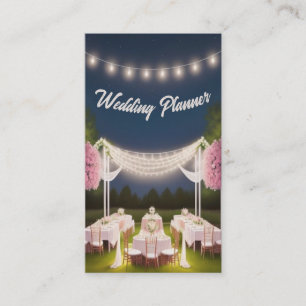Carte De Visite Organisateur de réception de mariage