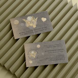 Carte De Visite Organisateur d'événements de la fête des ballons d