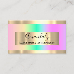 Carte De Visite Organisateur Ombre Pastel