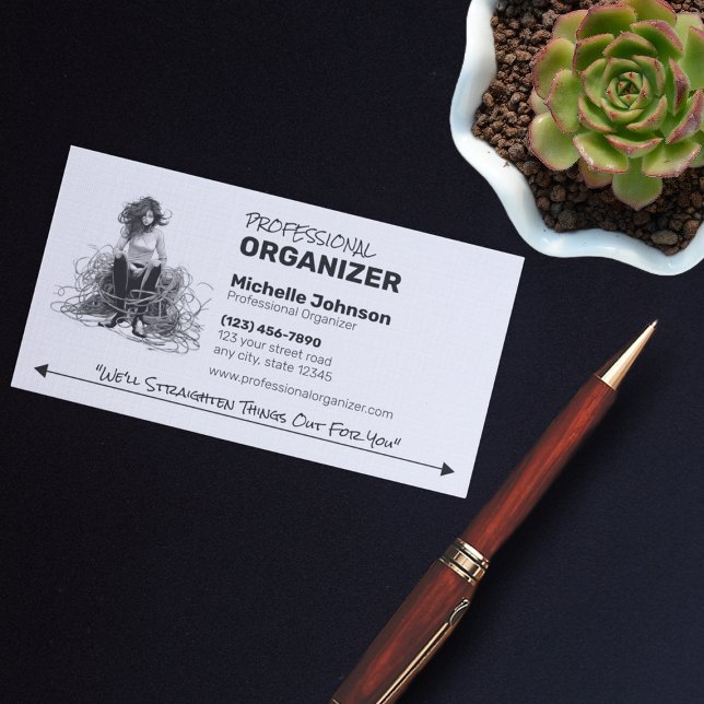 Carte De Visite Organisateur professionnel (Créateur téléchargé)