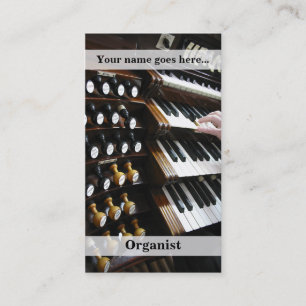 carte de visite organisateur vertical