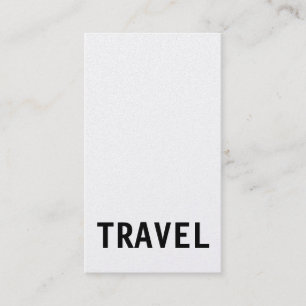 Carte de visite original unique de l'agent de voya