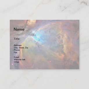 Carte De Visite Orion Nebula Space Galaxy