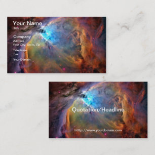 Carte De Visite Orion Nebula Space Galaxy
