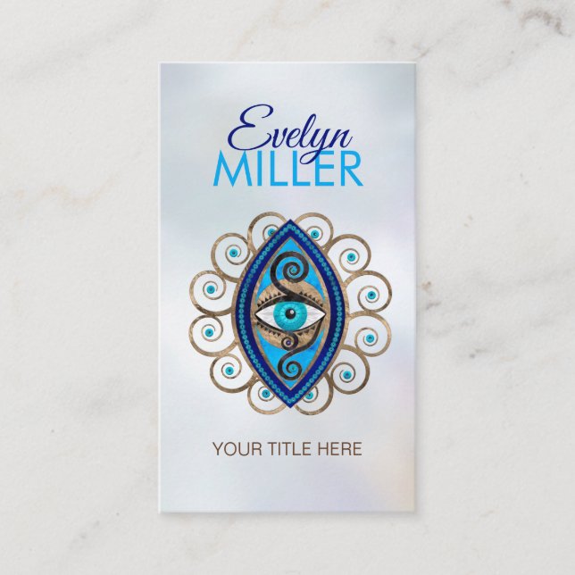 Carte De Visite Ornement Amulet Eye Evil (Devant)