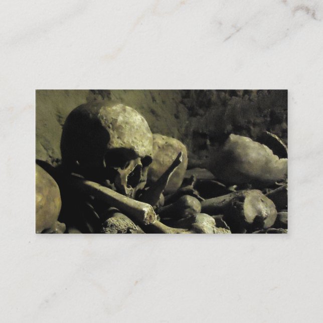 Carte De Visite os de catacombes (Devant)