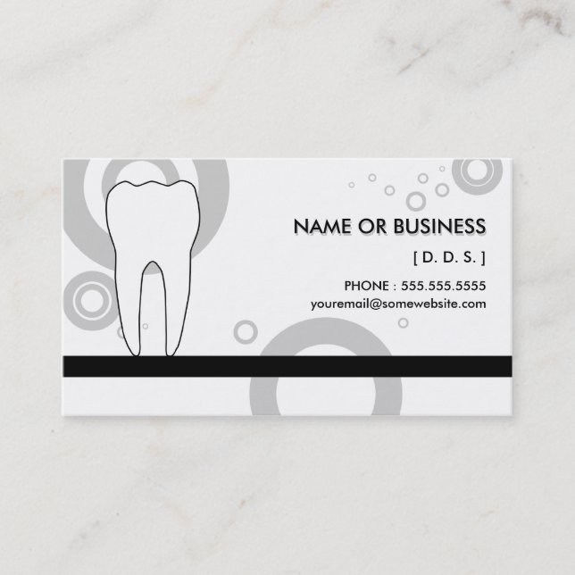 Carte De Visite OS de dentiste (Devant)