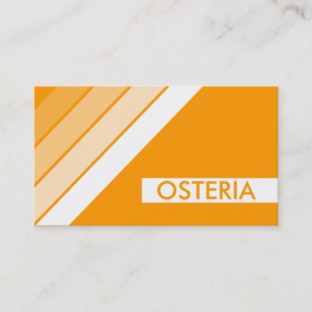 Carte De Visite OSTERIE rétro (Devant)