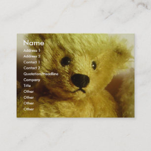 Carte De Visite Ours de nounours