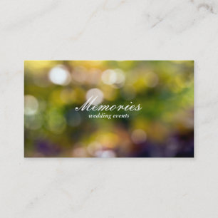Carte De Visite Outdoors Bokeh