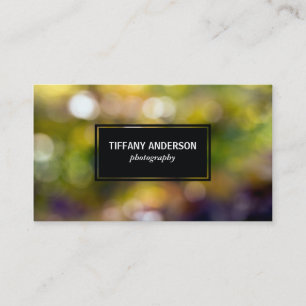 Carte De Visite Outdoors Bokeh