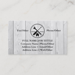 Carte De Visite Outil de charpentier pour constructeurs profession