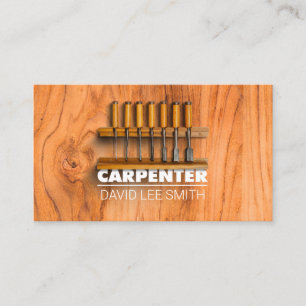 Carte De Visite Outils Carpenter professionnels