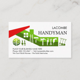 Carte De Visite Outils de bricolage pour l'aménagement paysager de