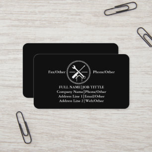 Carte De Visite Outils de charpentier constructeur professionnel m