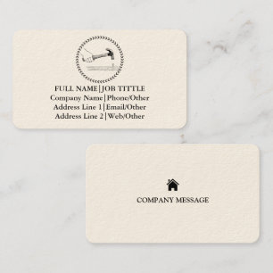 Carte De Visite Outils de charpentier constructeur professionnel m