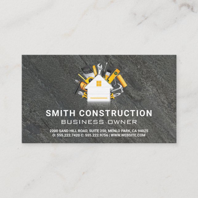 Carte De Visite Outils de construction | Amélioration du domicile  (Devant)