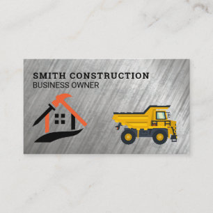 Carte De Visite Outils de construction Bulldozer   Réparation de l
