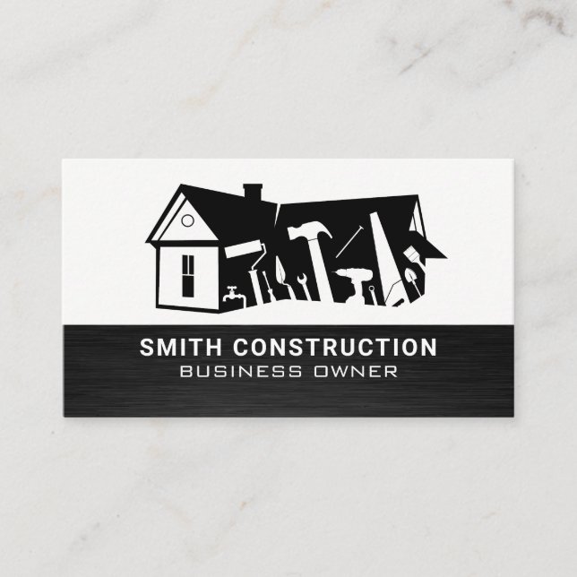 Carte De Visite Outils de construction | Rénovations (Devant)