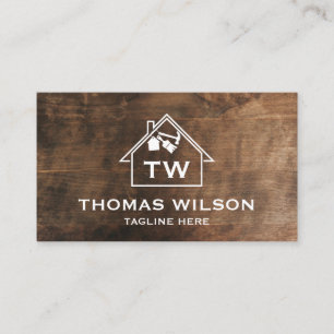 Carte De Visite Outils de menuiserie de construction professionnel