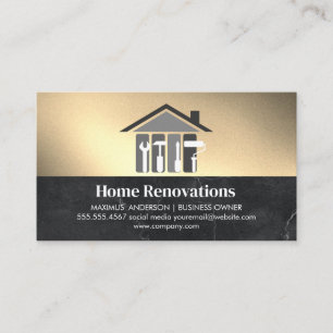 Carte De Visite Outils de menuiserie   Rénovations