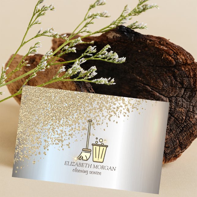 Carte De Visite Outils de nettoyage des diamants élégants (Créateur téléchargé)