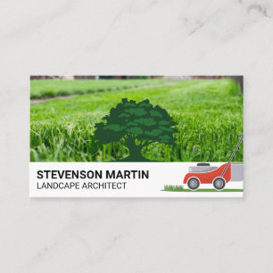 Carte De Visite Outils de paysage   Couper l'herbe   Arborescence