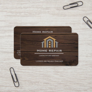 Carte De Visite Outils de réparation à domicile pour homme de cons