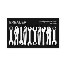 Outils du commerce - blanc sur le noir (platine)