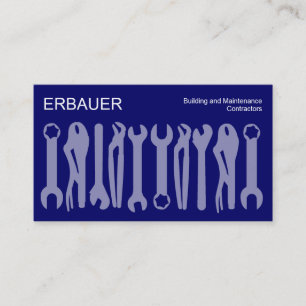 Carte De Visite Outils du commerce - Nuances de bleu