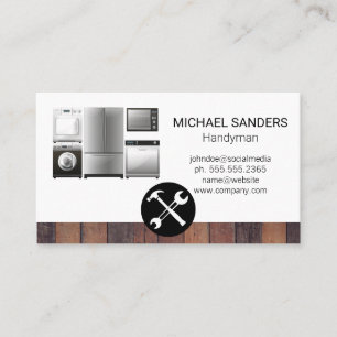 Carte De Visite Outils matériels   Appliances