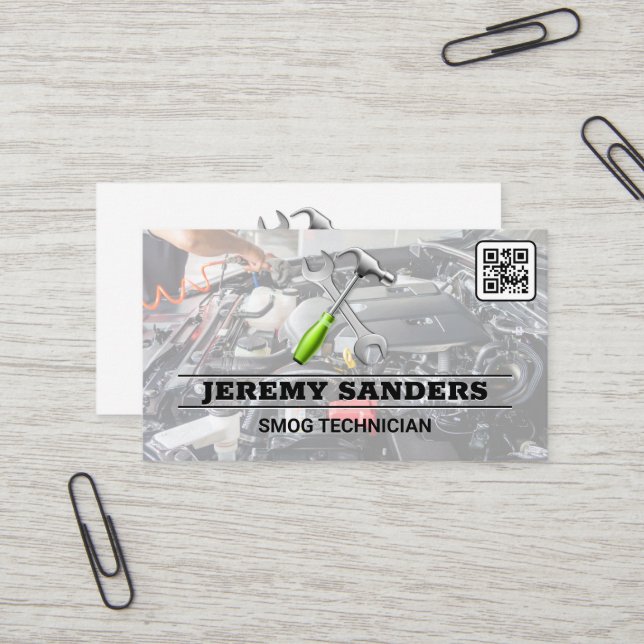 Carte De Visite Outils | Services automatiques | Baie moteur | Cod (Devant/Arrière en situation)