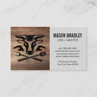 Carte De Visite Outils Steer et BBQ