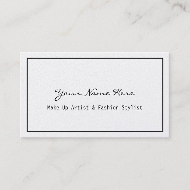 Carte De Visite Ouvrier et intuitif (Devant)