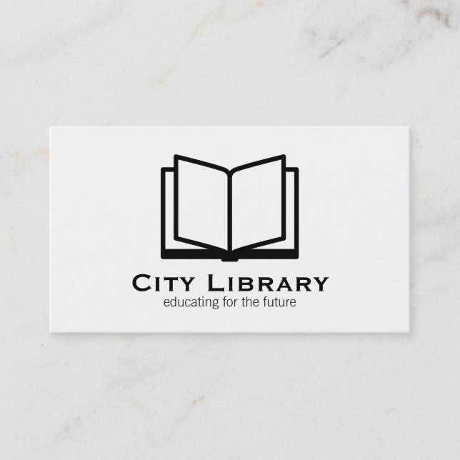 Carte De Visite Ouvrir le livre (Devant)