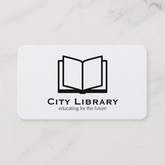 Carte De Visite Ouvrir le livre (Devant)