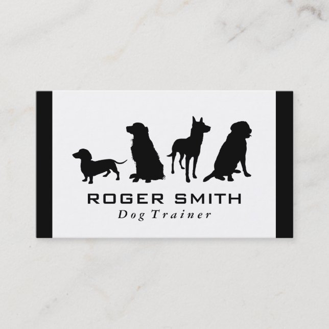 Carte De Visite Pack Canine | Formation des chiens (Devant)