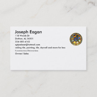 Carte De Visite païen simple