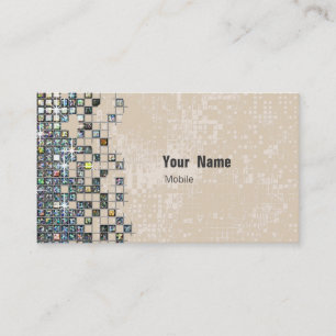 Carte De Visite Paillette d'hologramme