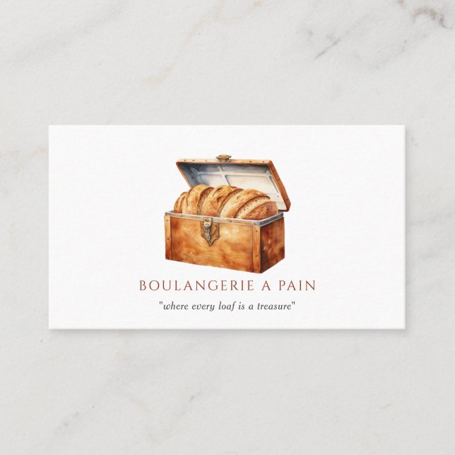 Carte De Visite Pain boulangerie Boulangerie Pain D'Or (Devant)