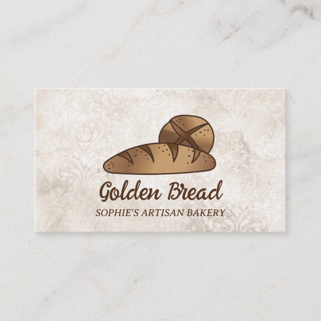 Carte De Visite Pain Rustique boulangerie boulangerie boulangerie  (Devant)
