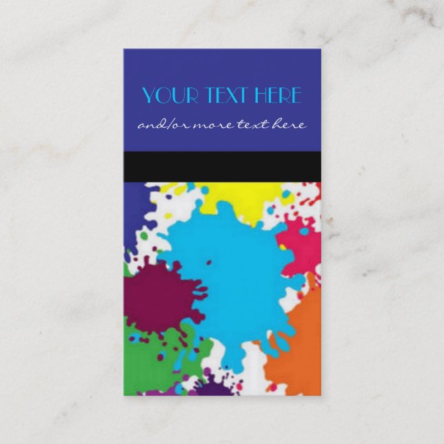 Carte De Visite Paint (Devant)