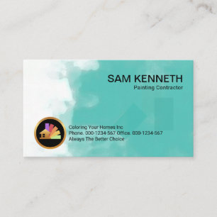 Carte De Visite Paint Blotches Peinture