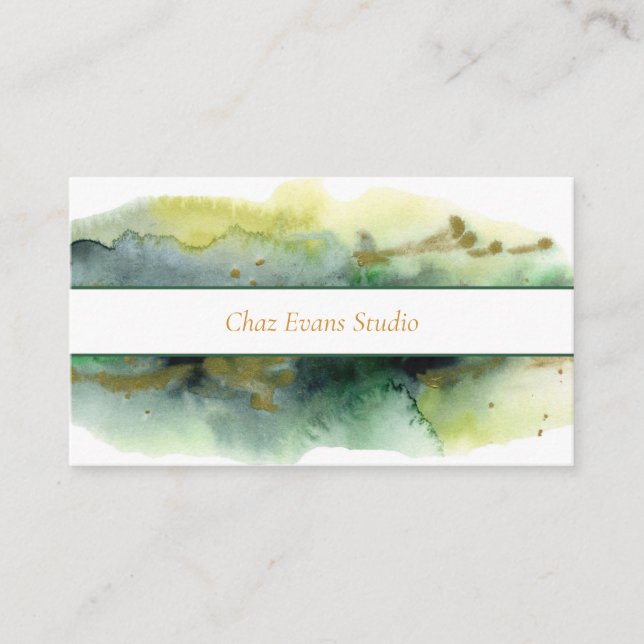 Carte de visite Paint Splatter (Devant)
