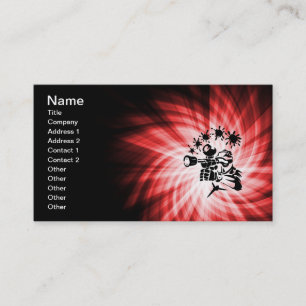 Carte De Visite Paintball rouge
